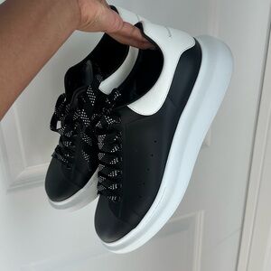 Alexander McQueen Black and White Men's Sneakers